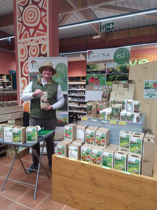 Présentation de la gamme Jardi’Nat et animation dans un point de vente